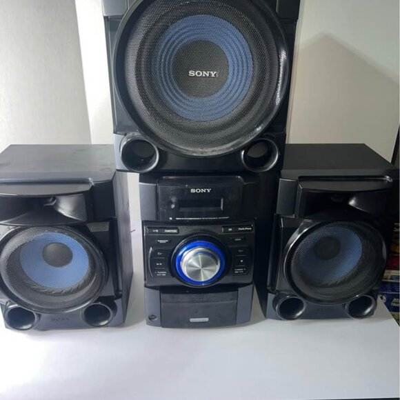 Sony MHC-EC909iP Hi-Fi System w/ 3 Speakers AM/FM/CD/iPod/iPhone Tested & Works - Picture 4 of 5
